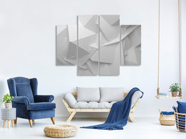 4-piece-canvas-print-3d-grid