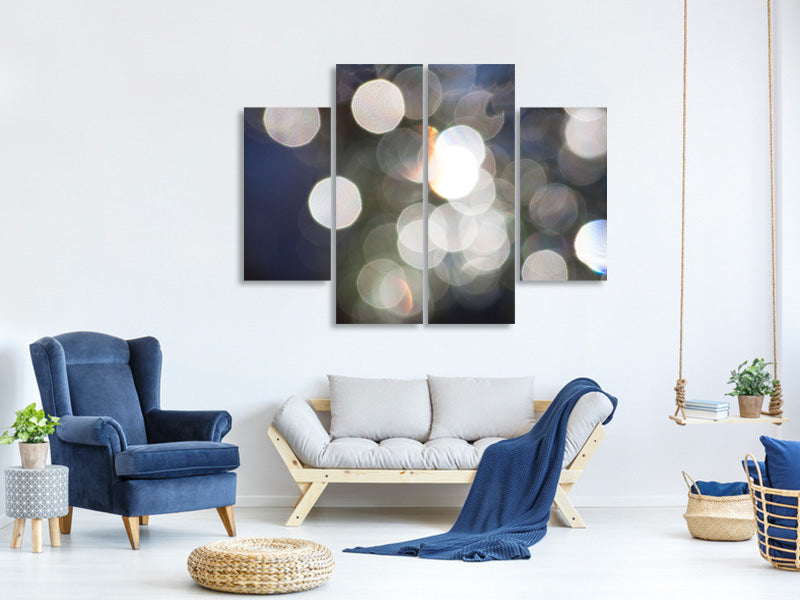 4-piece-canvas-print-abstract-light-dots