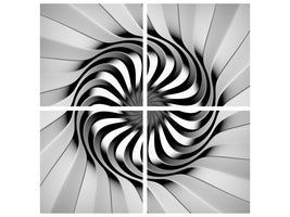 4-piece-canvas-print-abstract-spiral