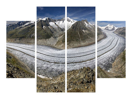 4-piece-canvas-print-aletschgletscher