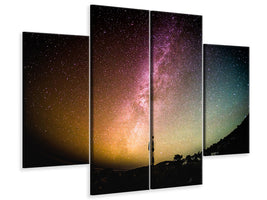 4-piece-canvas-print-at-the-milky-way