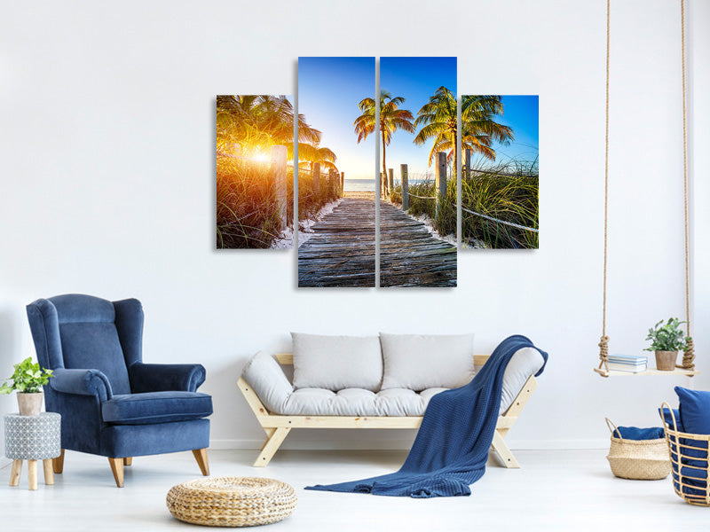 4-piece-canvas-print-beach-away