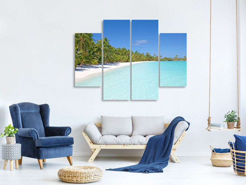 4-piece-canvas-print-beach-walk