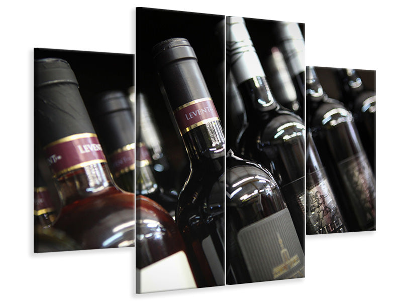 4-piece-canvas-print-bottled-wines