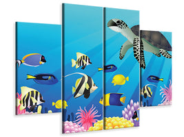 4-piece-canvas-print-childrens-underwater-world