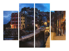 4-piece-canvas-print-cinque-terre-rough-riomaggiore