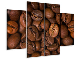 4-piece-canvas-print-close-up-coffee-beans