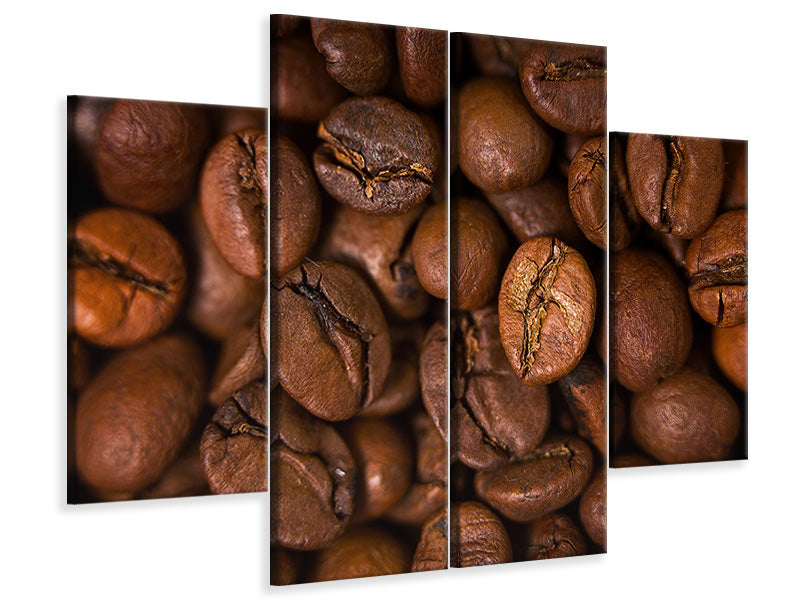 4-piece-canvas-print-close-up-coffee-beans