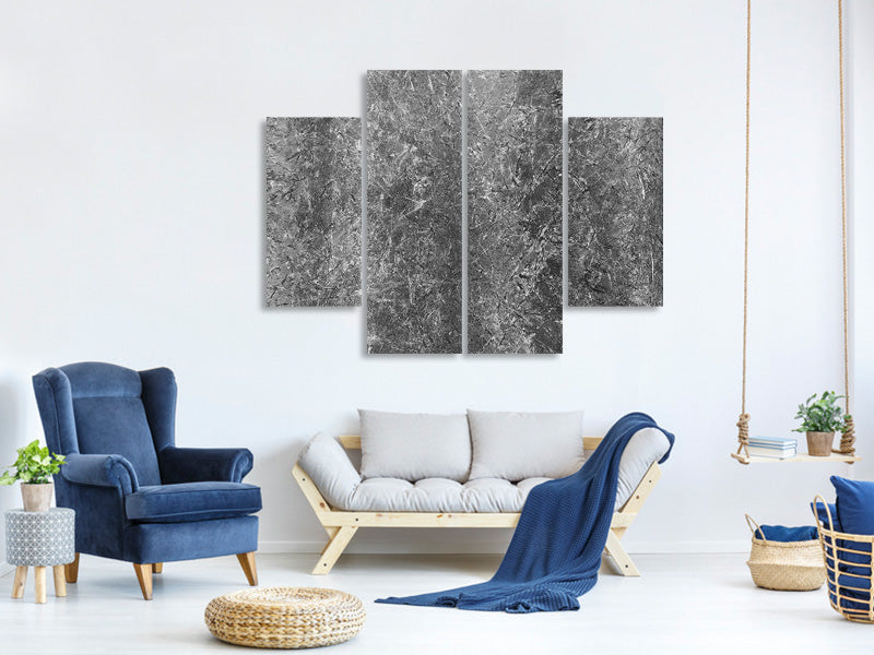 4-piece-canvas-print-concrete-abstract