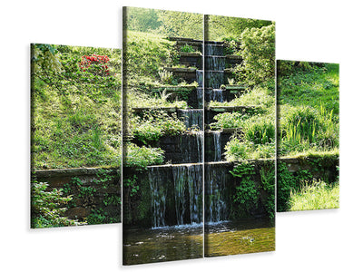 4-piece-canvas-print-design-waterfall