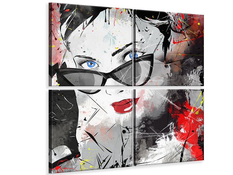 4-piece-canvas-print-face