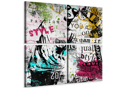 4-piece-canvas-print-fashion