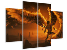 4-piece-canvas-print-fiery