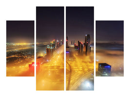 4-piece-canvas-print-fog-invasion