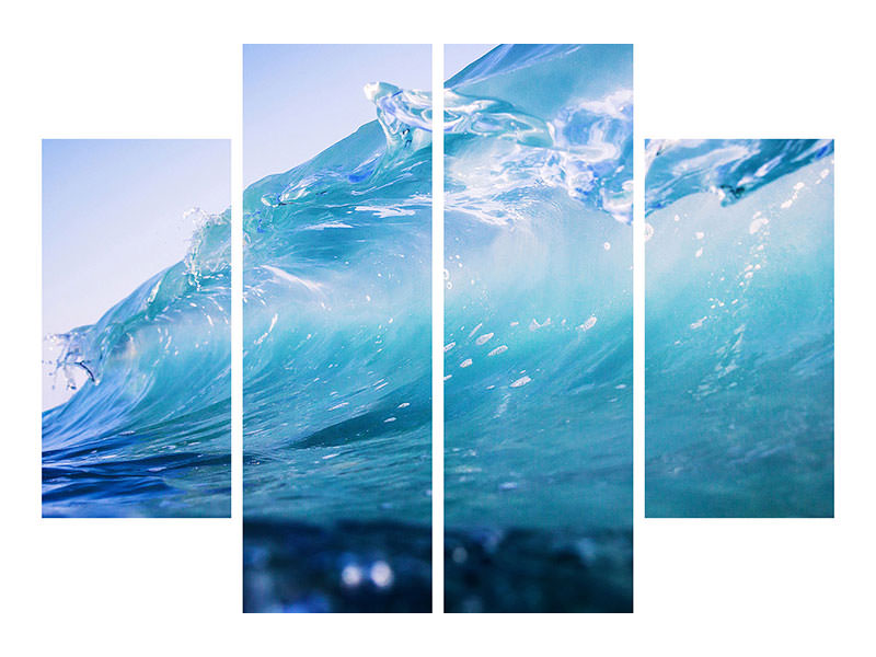 4-piece-canvas-print-glass-wave