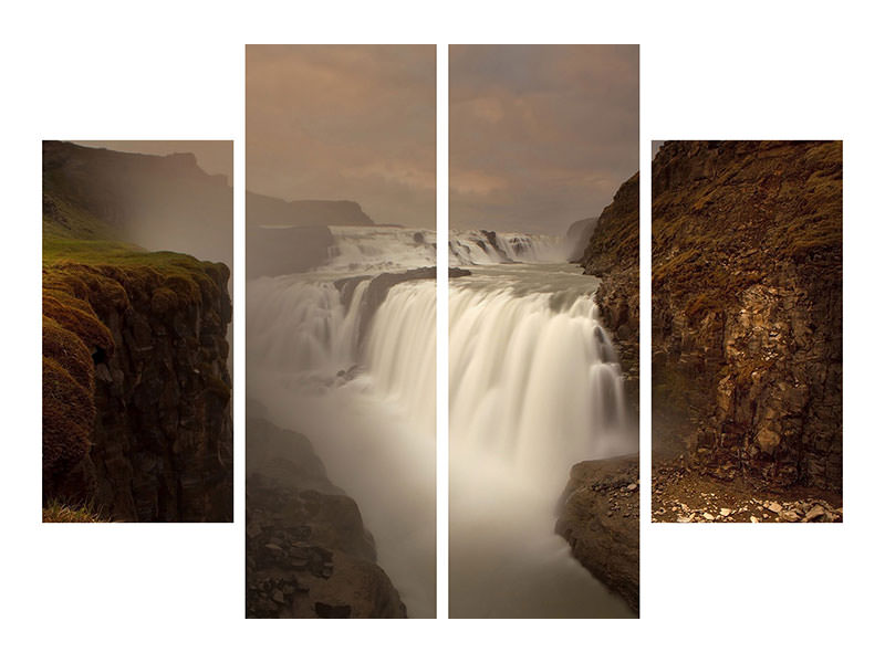 4-piece-canvas-print-gullfoss-iii