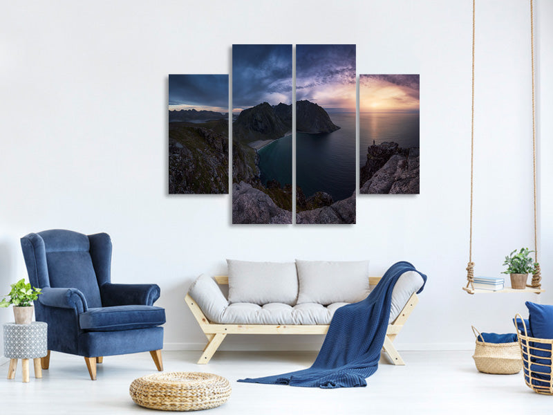 4-piece-canvas-print-kvalvika