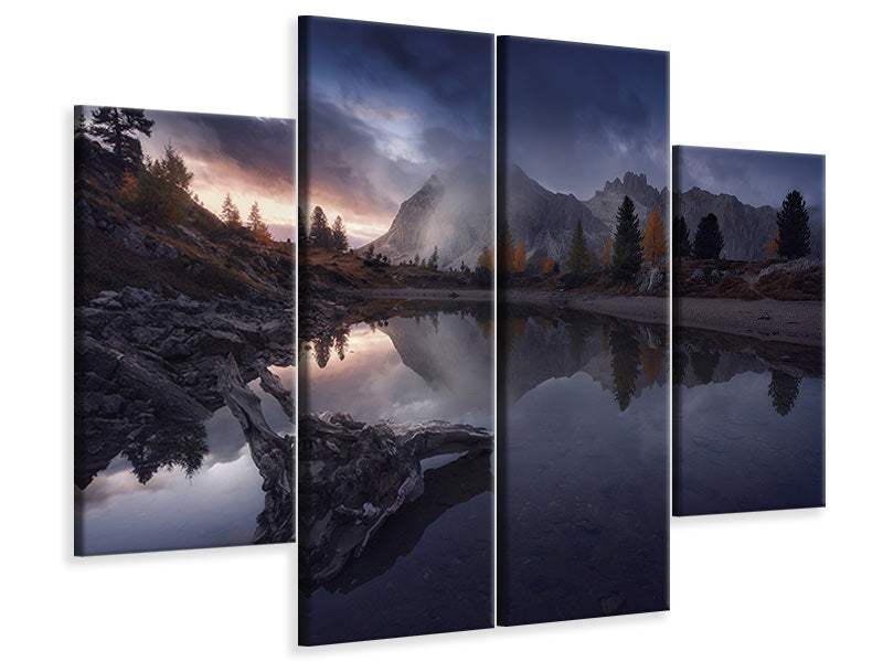4-piece-canvas-print-lifting-the-veil