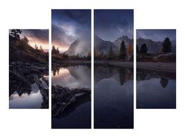 4-piece-canvas-print-lifting-the-veil