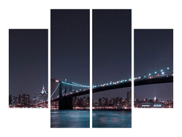 4-piece-canvas-print-manhattan-skyline-and-brooklyn-bridge