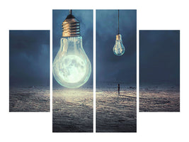 4-piece-canvas-print-moon-lamp