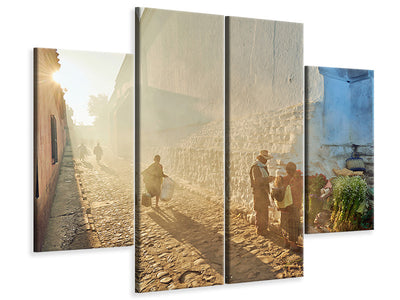 4-piece-canvas-print-morning-in-city-chichicastenango