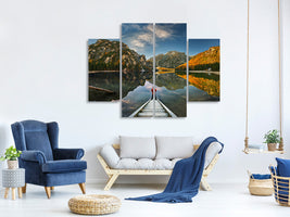 4-piece-canvas-print-morning-silence