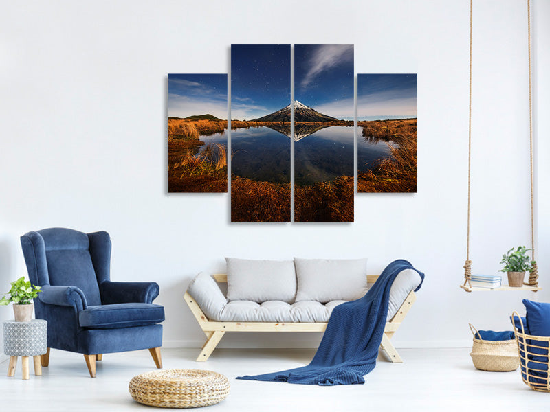4-piece-canvas-print-mount-taranaki