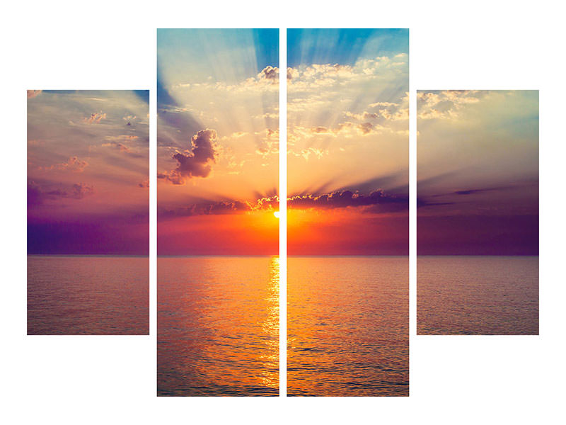 4-piece-canvas-print-mystic-sunrise