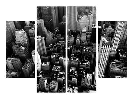 4-piece-canvas-print-new-york-from-above