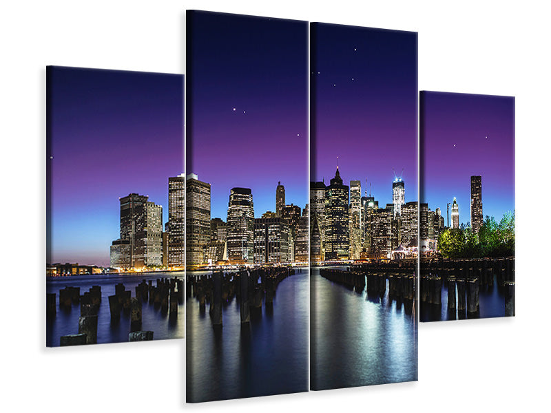 4-piece-canvas-print-new-york-sky-line