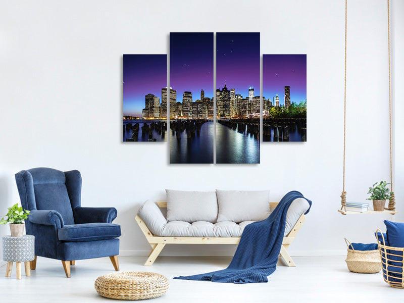 4-piece-canvas-print-new-york-sky-line