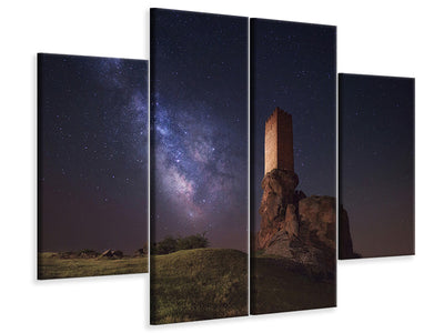 4-piece-canvas-print-night-at-tower-of-joy