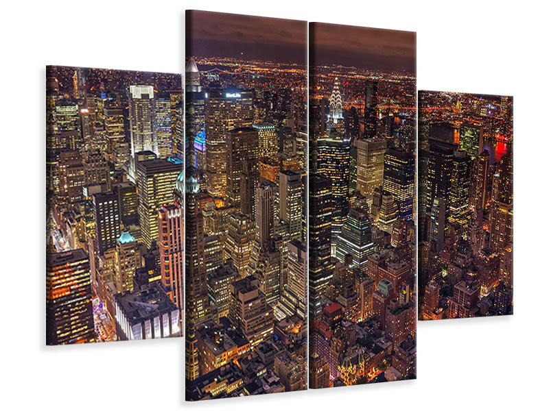 4-piece-canvas-print-night-life