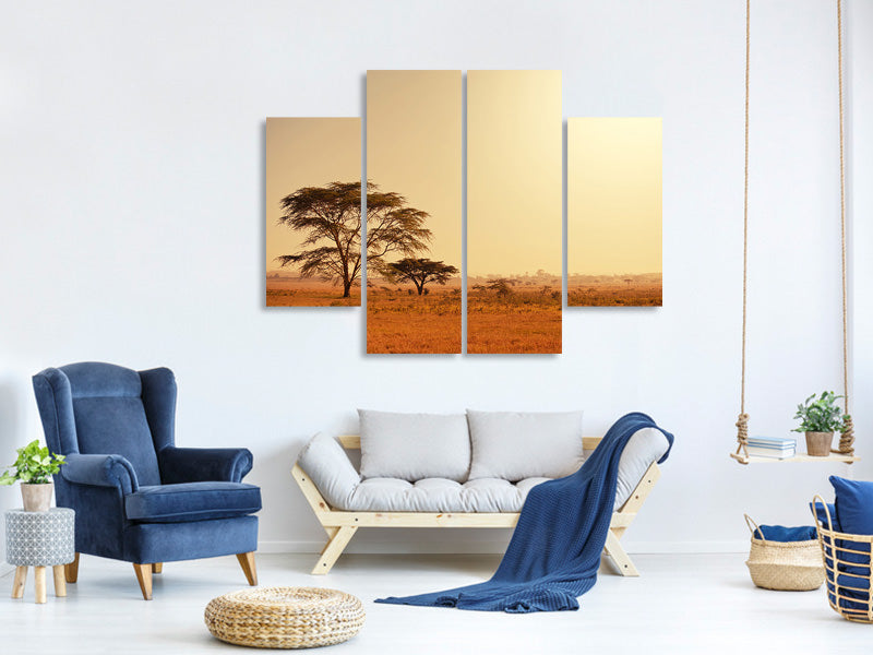 4-piece-canvas-print-pastures-in-kenya