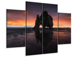 4-piece-canvas-print-rhino