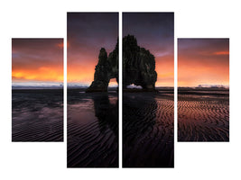 4-piece-canvas-print-rhino