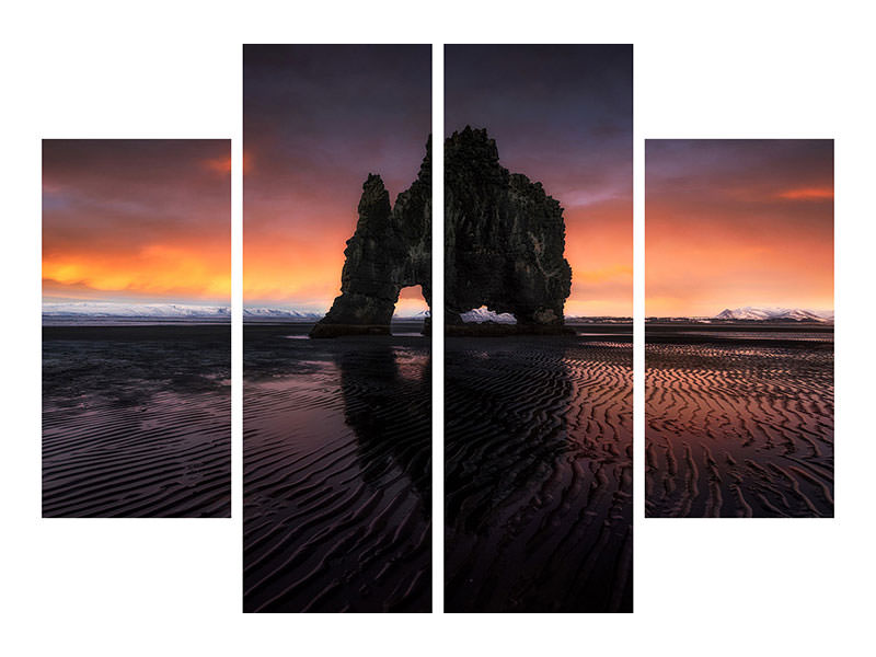 4-piece-canvas-print-rhino