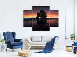 4-piece-canvas-print-rhino