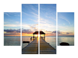 4-piece-canvas-print-romance-in-mauritius