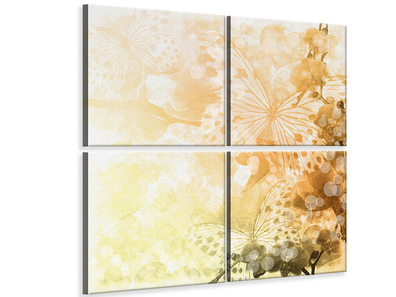 4-piece-canvas-print-romantic-butterflies