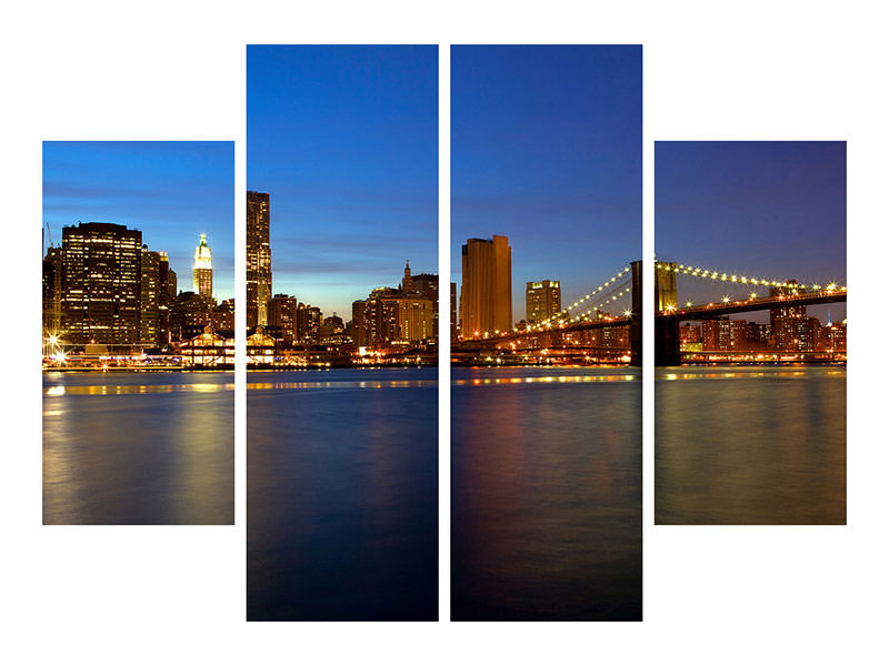 4-piece-canvas-print-skyline-manhattan-in-sea-of-lights