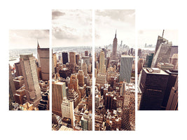 4-piece-canvas-print-skyline-over-the-roofs-of-manhattan