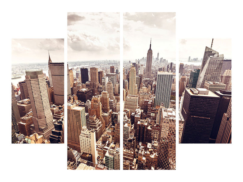 4-piece-canvas-print-skyline-over-the-roofs-of-manhattan