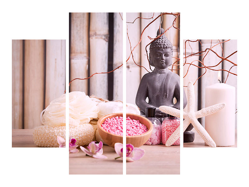 4-piece-canvas-print-spa-buddha