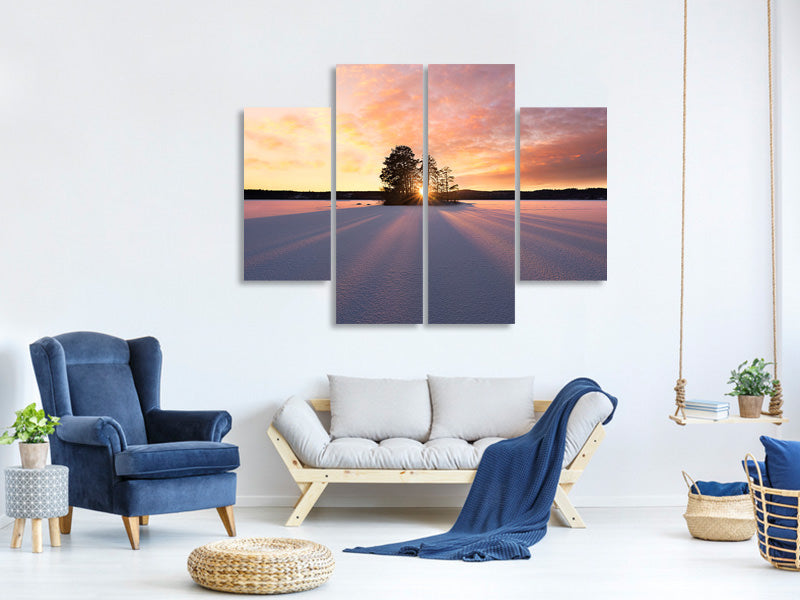 4-piece-canvas-print-sun-kissed
