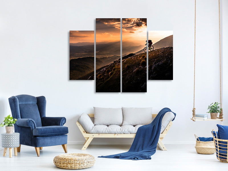 4-piece-canvas-print-sunset-ride