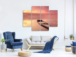 4-piece-canvas-print-the-boat