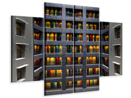 4-piece-canvas-print-the-colored-doors