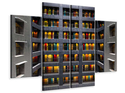 4-piece-canvas-print-the-colored-doors